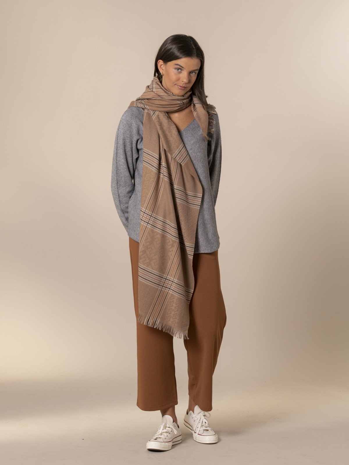 bufanda estampado burberry