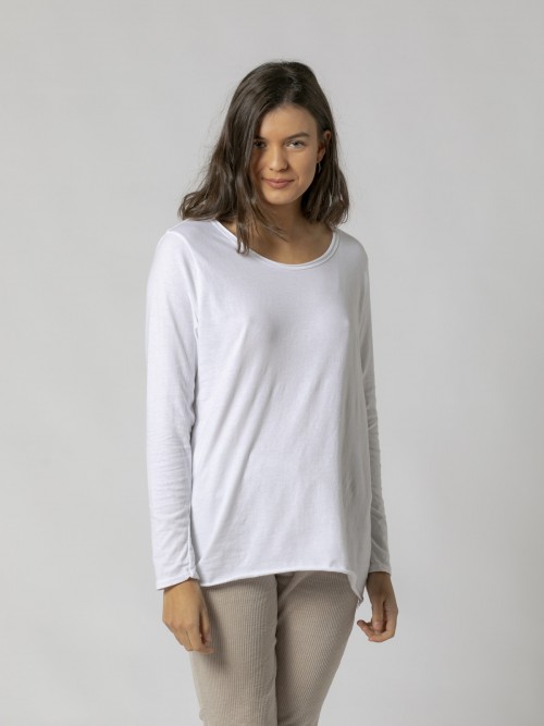 Camiseta algodón mujer Blanco
