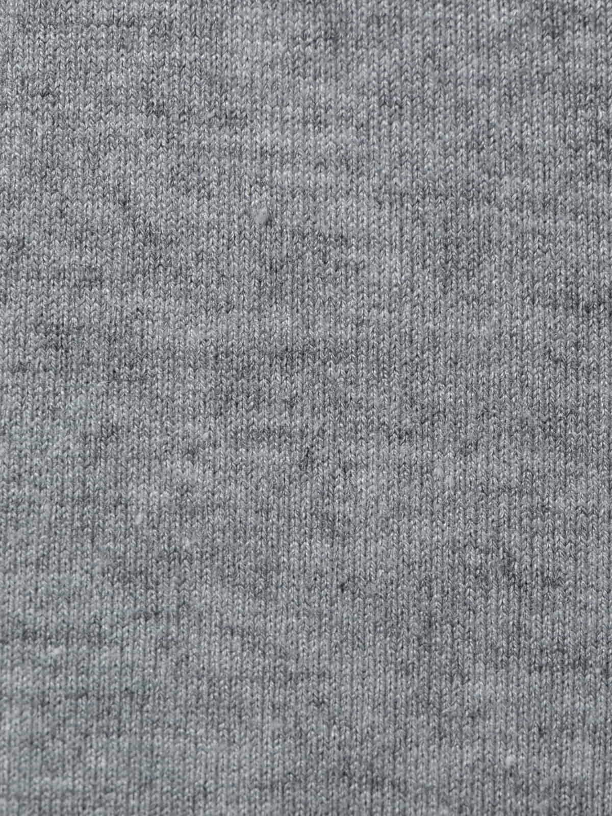 Pantalón mujer de punto y talle alto Gris