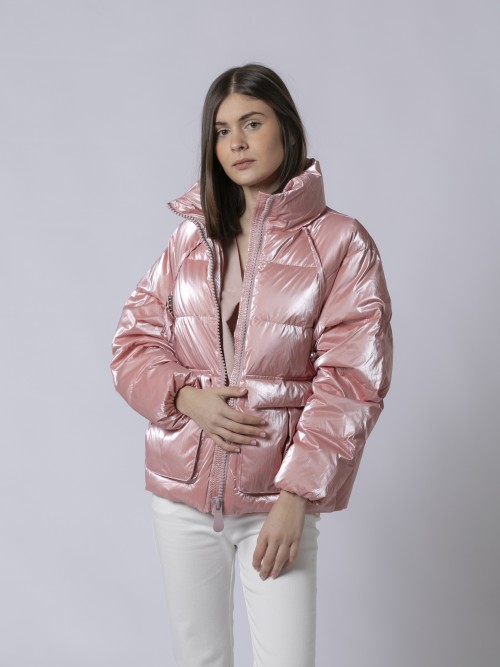Woman Comfort high-tex down jacket Pink