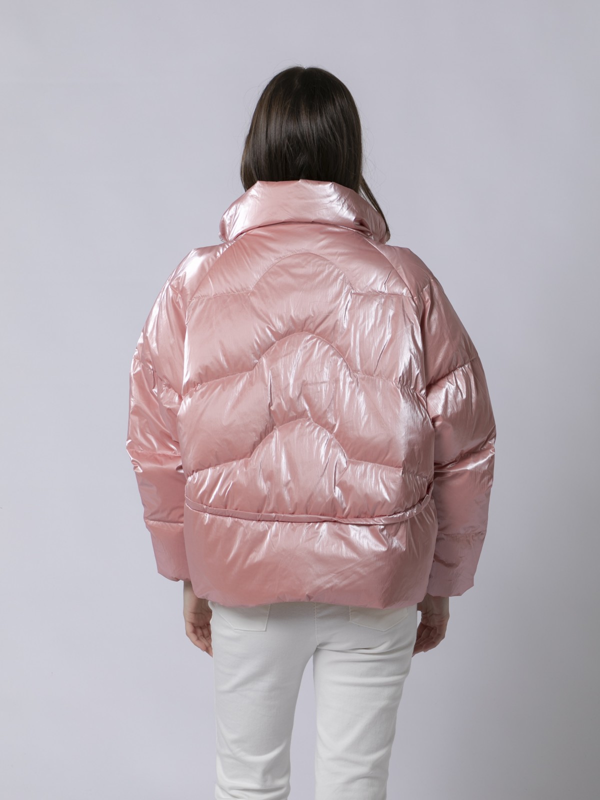 Woman Comfort high-tex down jacket Pink