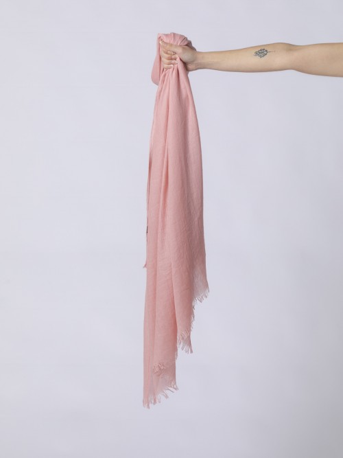 Woman modal cotton scarf Pink