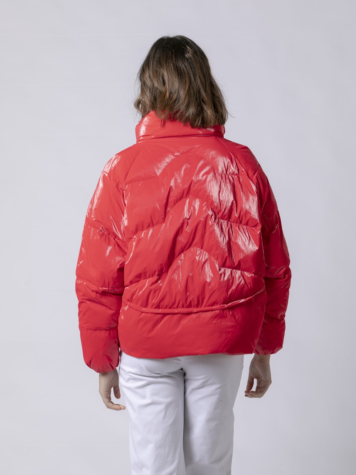 Woman Comfort high-tex down jacket Red