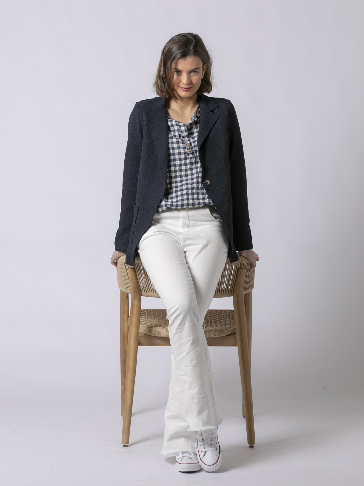 Blazer mujer confort tex Azul Marino