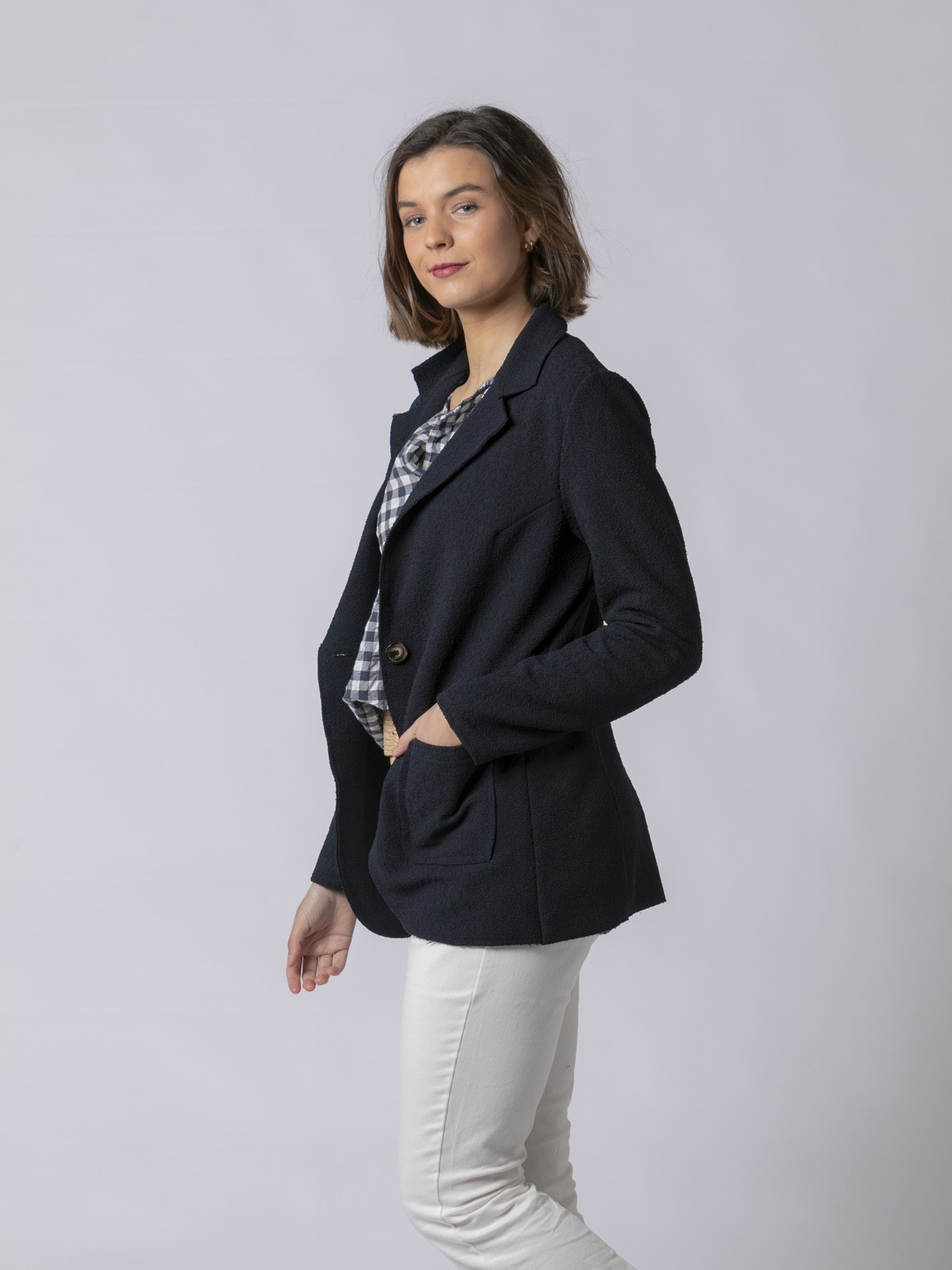 Blazer mujer confort tex Azul Marino