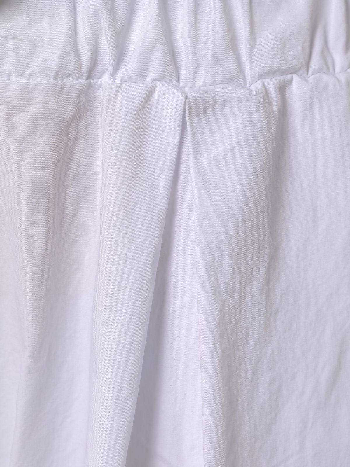 Woman 5-pocket cotton Bermuda shorts White
