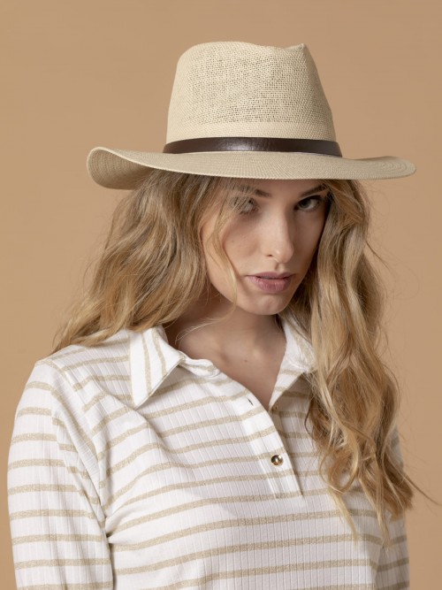 Woman Panama Hat Beige