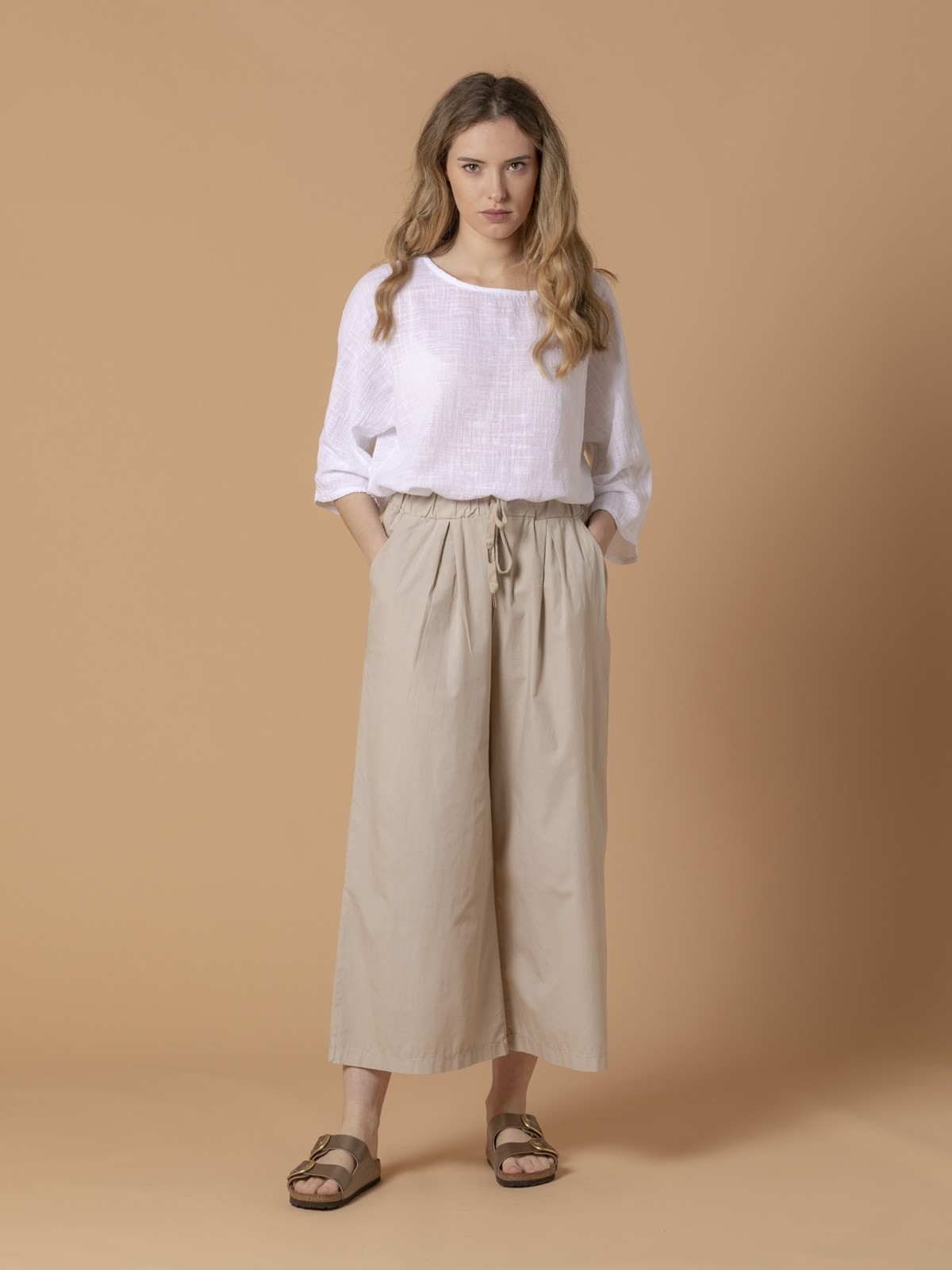 PANTALÓN REGULAR FIT CINTURA AJUSTABLE