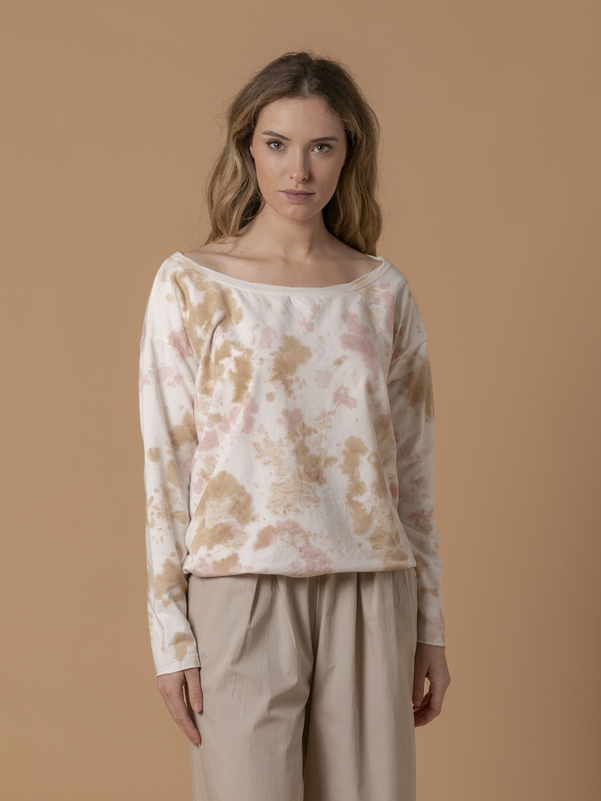 Woman Button-up geometric print blouse Lila