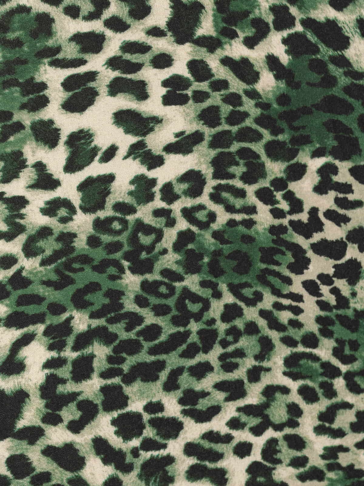 Vestido estampado animal print classic Verde