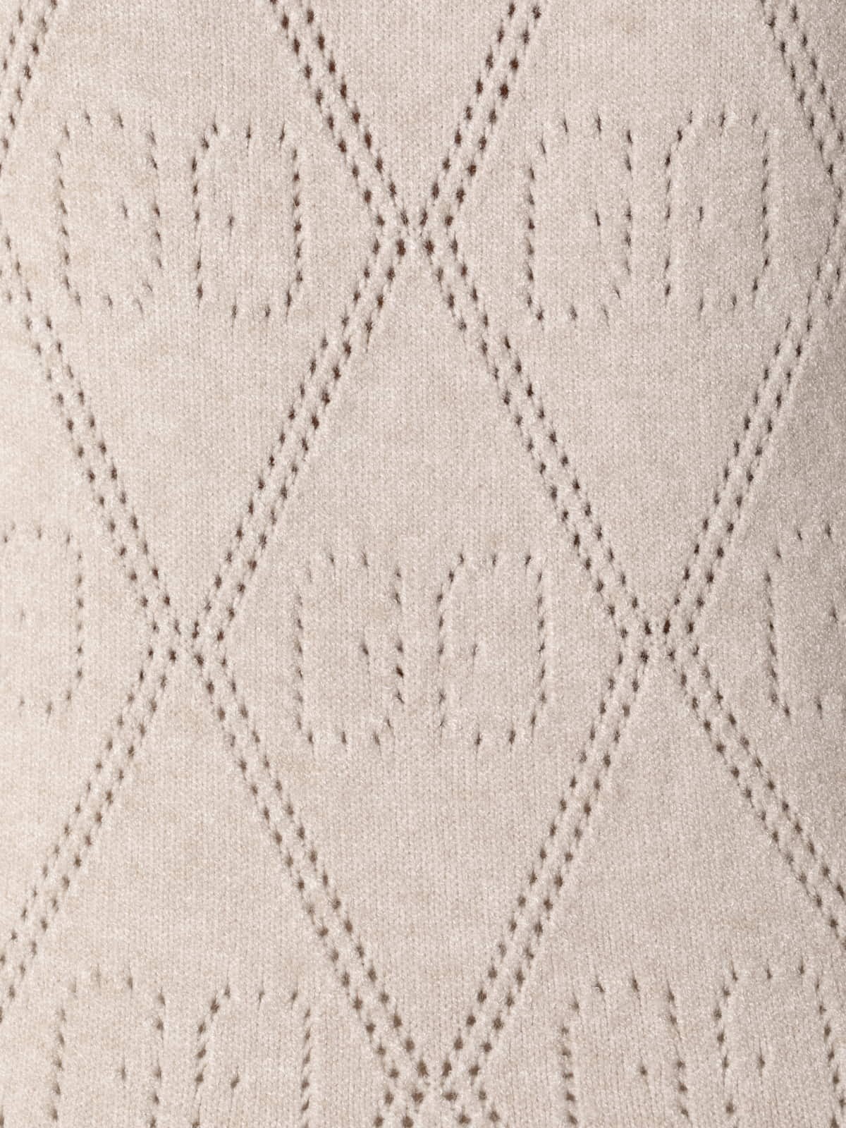 Woman Chanel swan pattern slim fit sweater  Beige