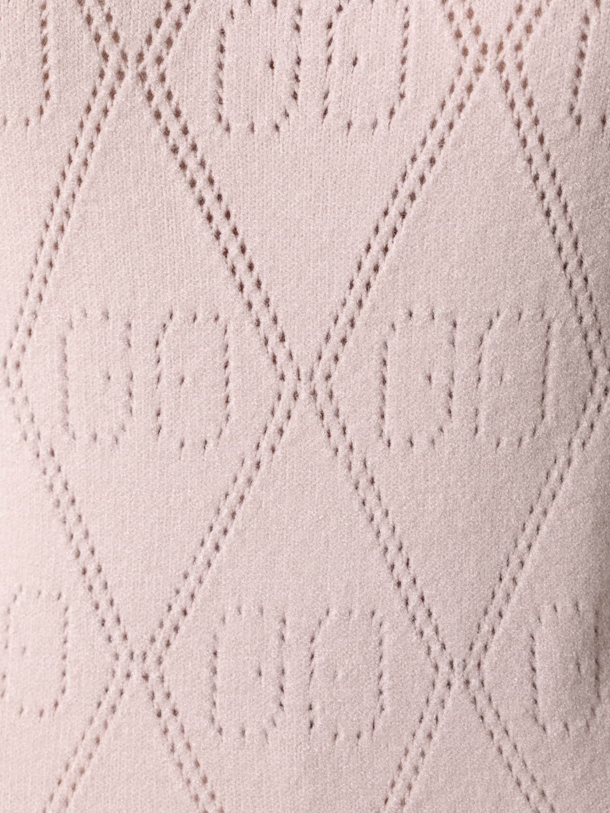 Woman Chanel swan pattern slim fit sweater  Pink