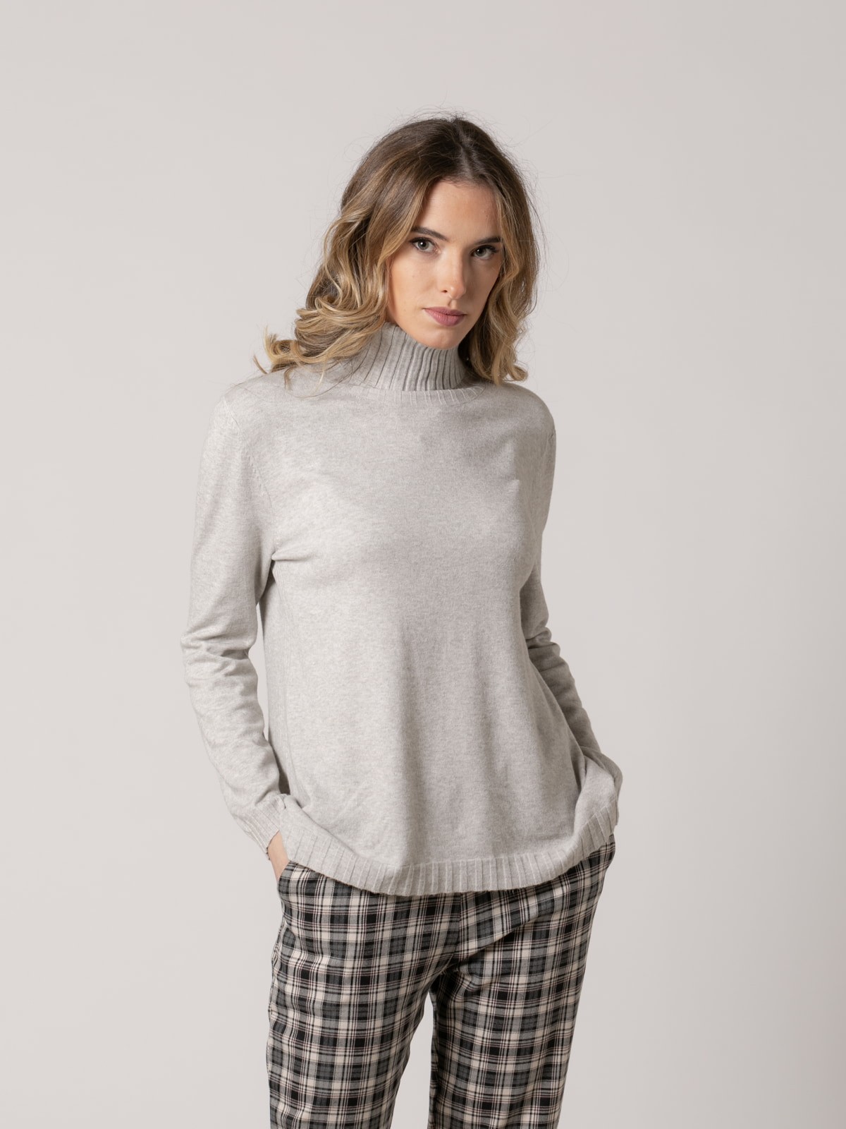Jersey cashemire like cisne classic Taupe