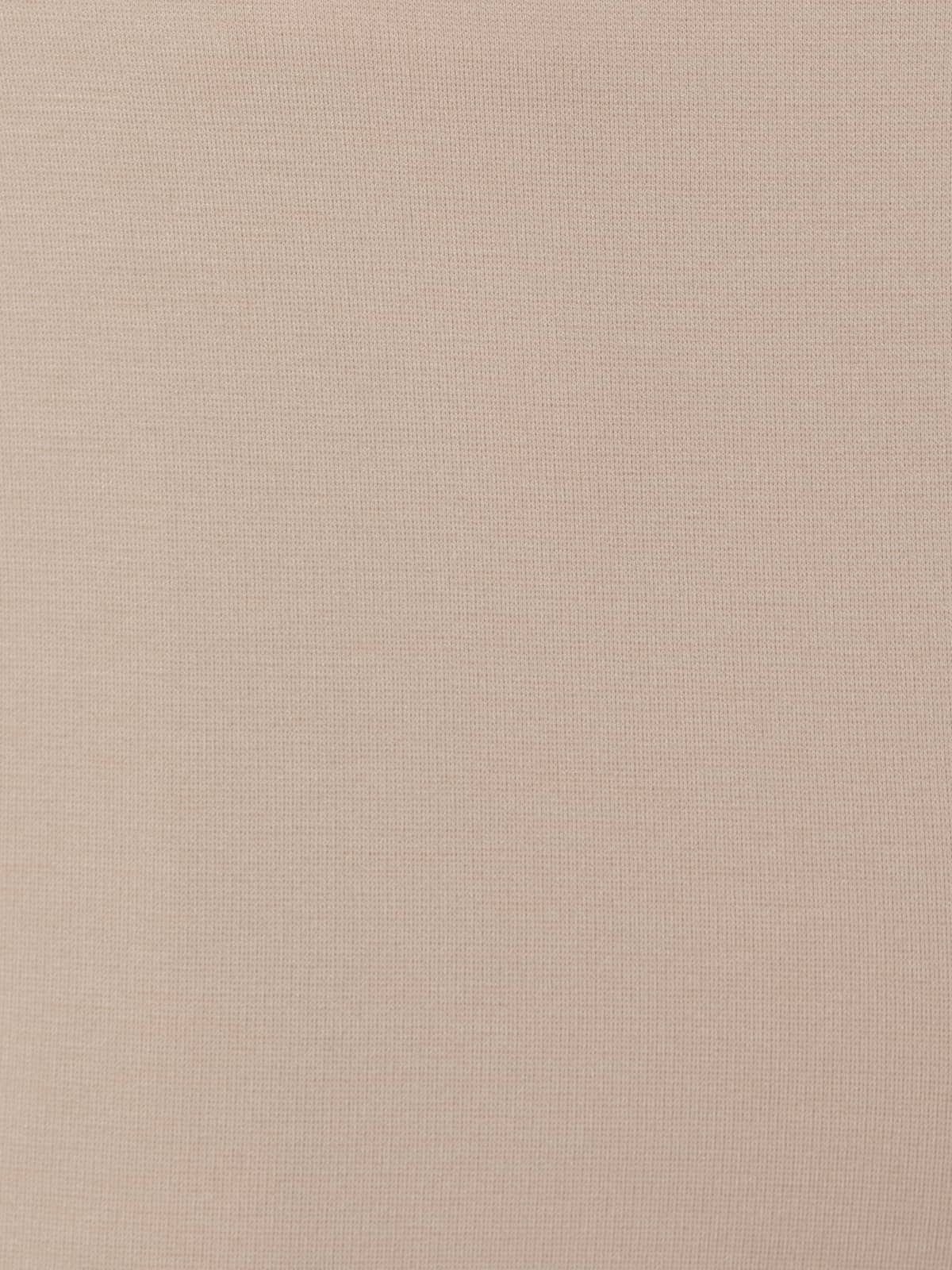 Woman Comfy wide leg silk knit trousers  Beige