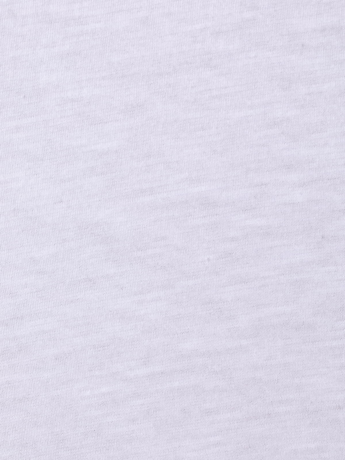 Woman oversized cotton t-shirt with pocket  White