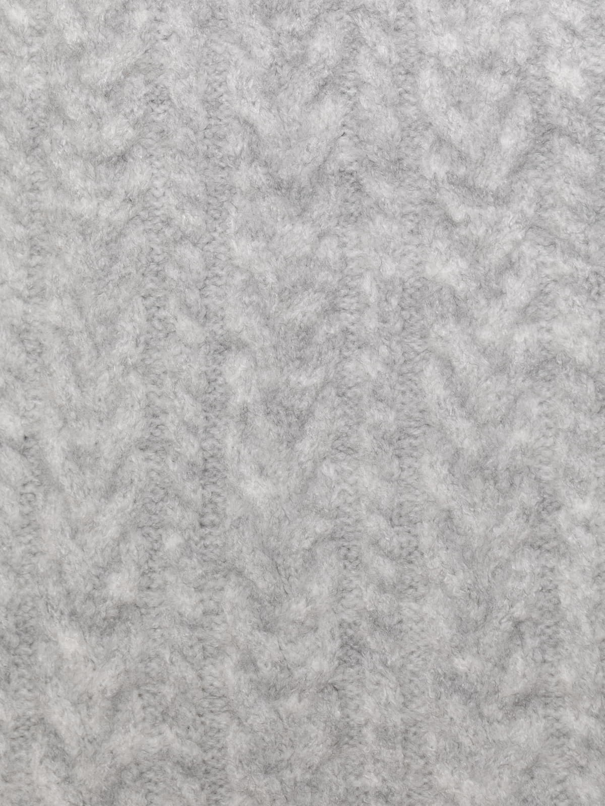 Woman Short soft knit jacket  Grey