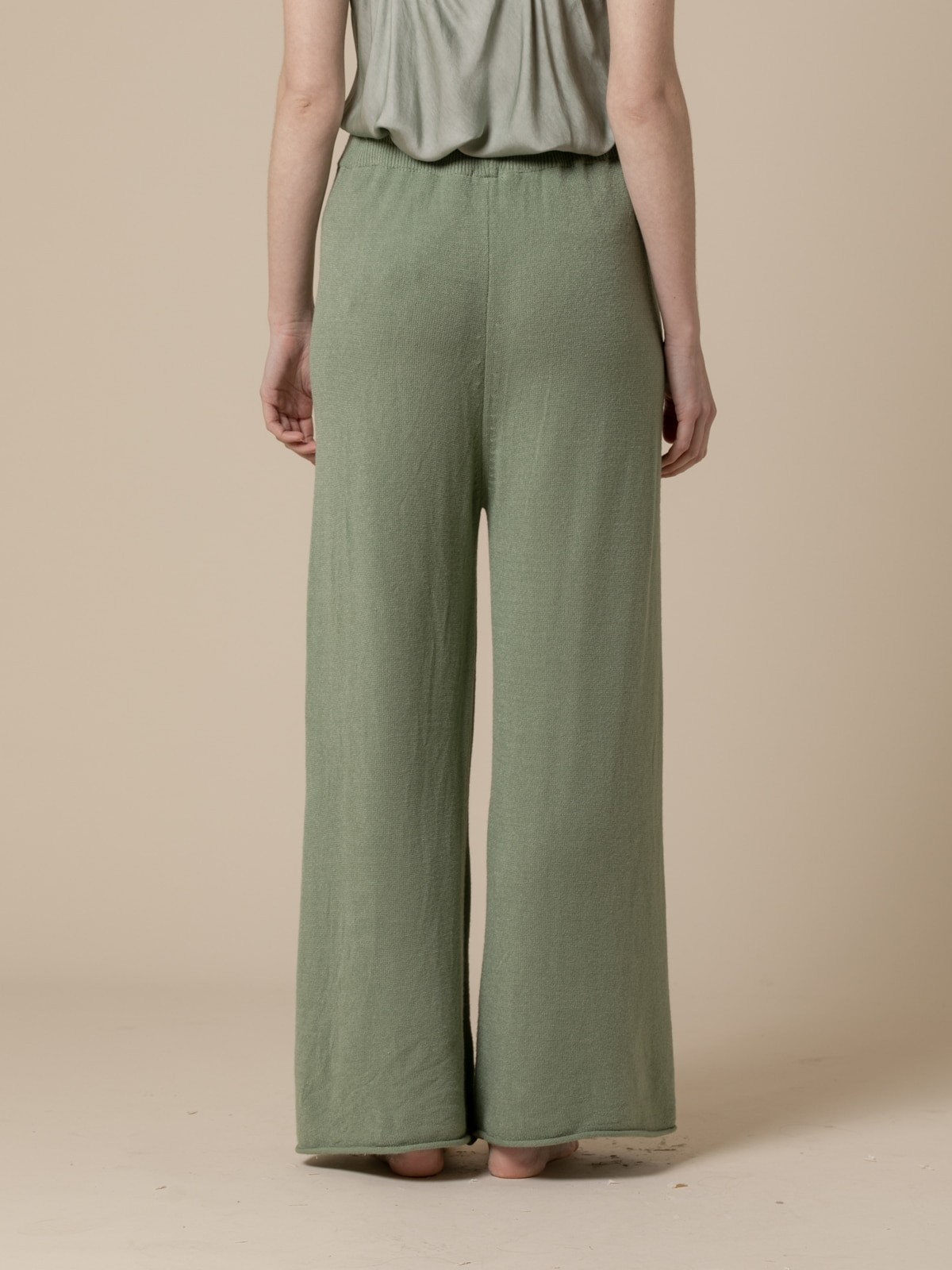Woman SWETT JERSEY TROUSERS  Khaki