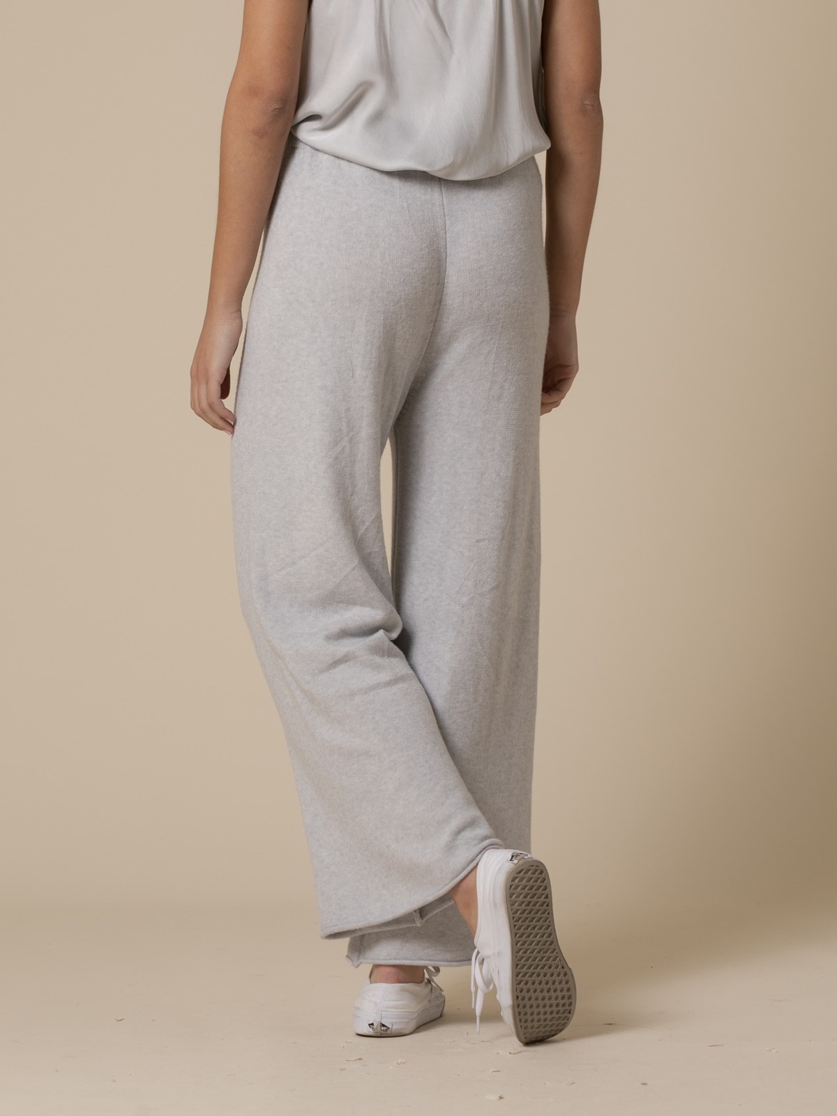 Woman SWETT JERSEY TROUSERS  Grey Claro