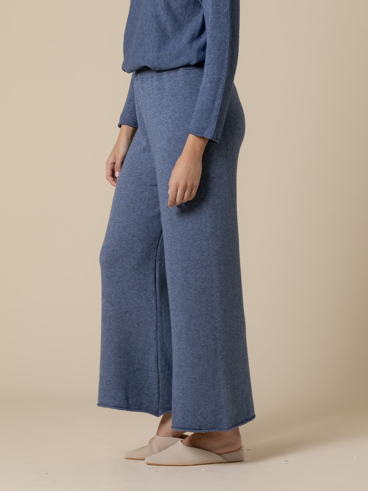 Woman SWETT JERSEY TROUSERS  Blue