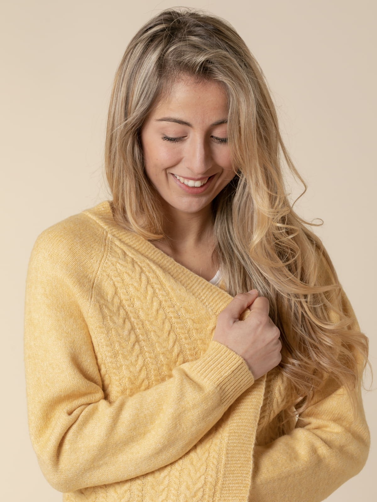 Woman Soft touch knit vest Amarillo