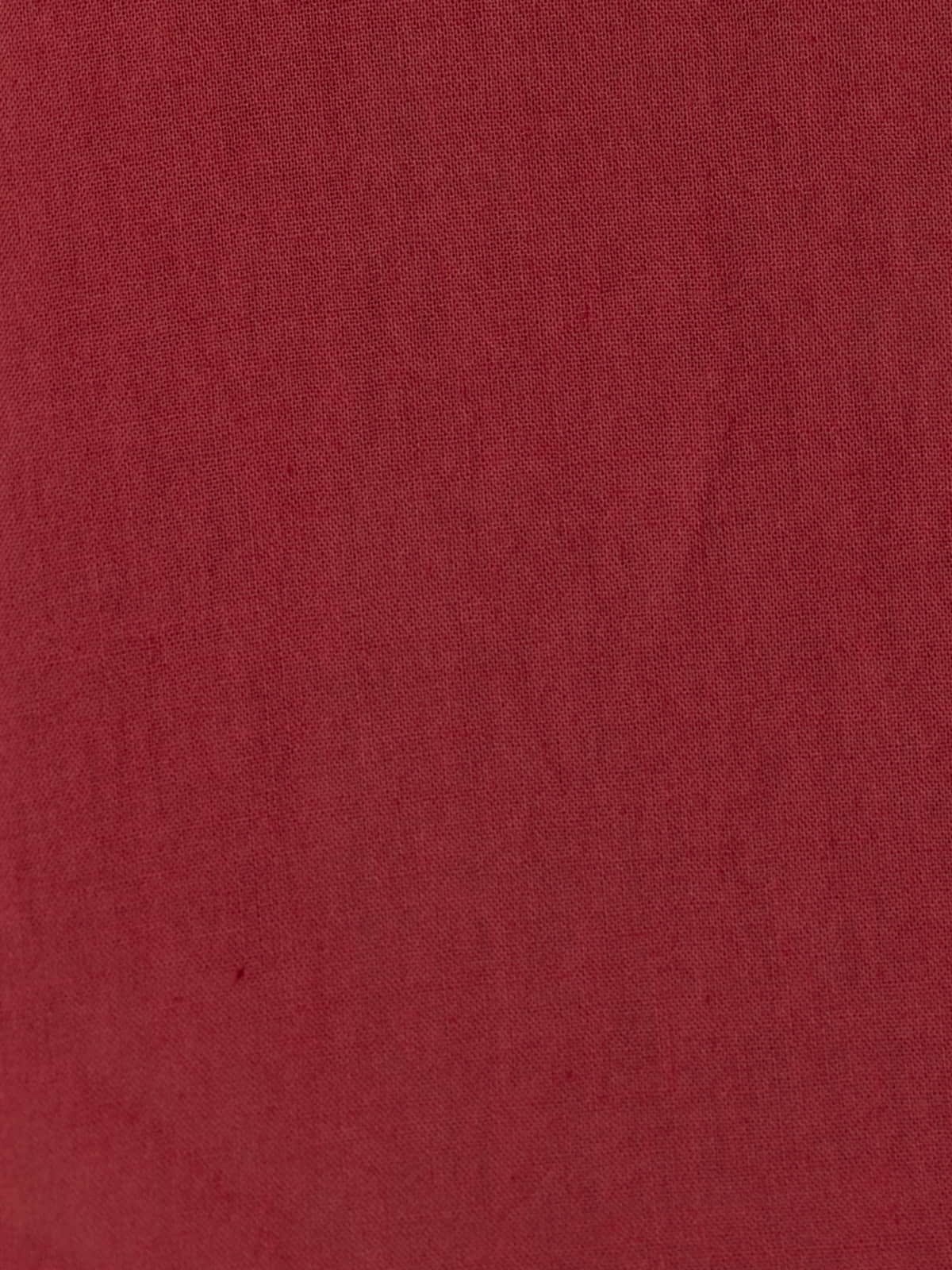 Woman 3-button cotton voile blouse Bordeaux