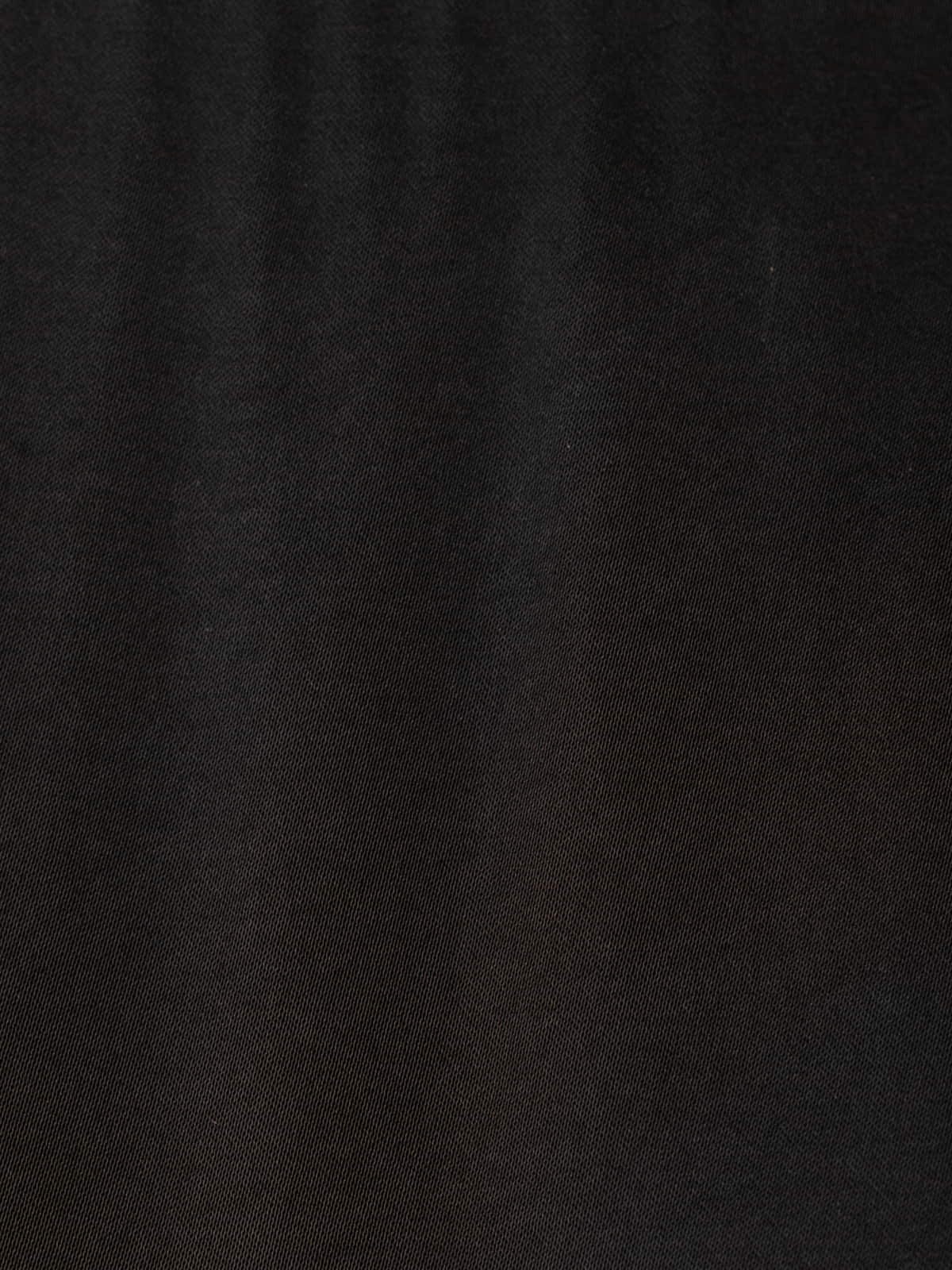 Woman Vegetable satin blouse with short sleeves Black