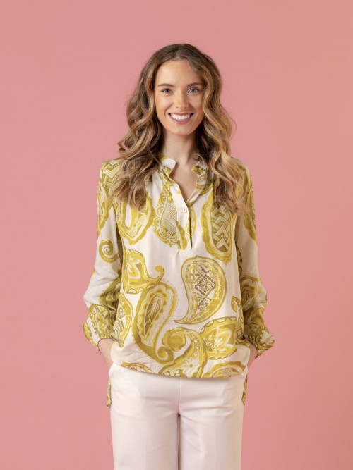 Camisa estampado cachemira Lima