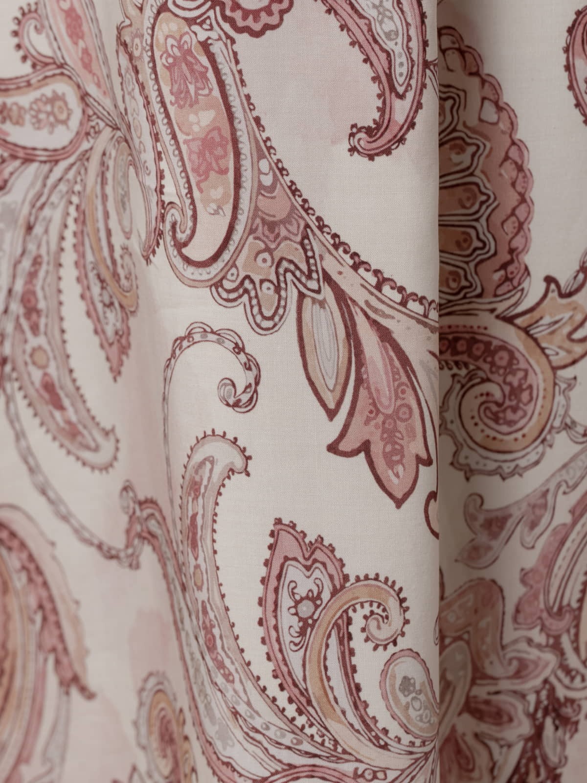 Woman Long fluid baroque print dress  Pink