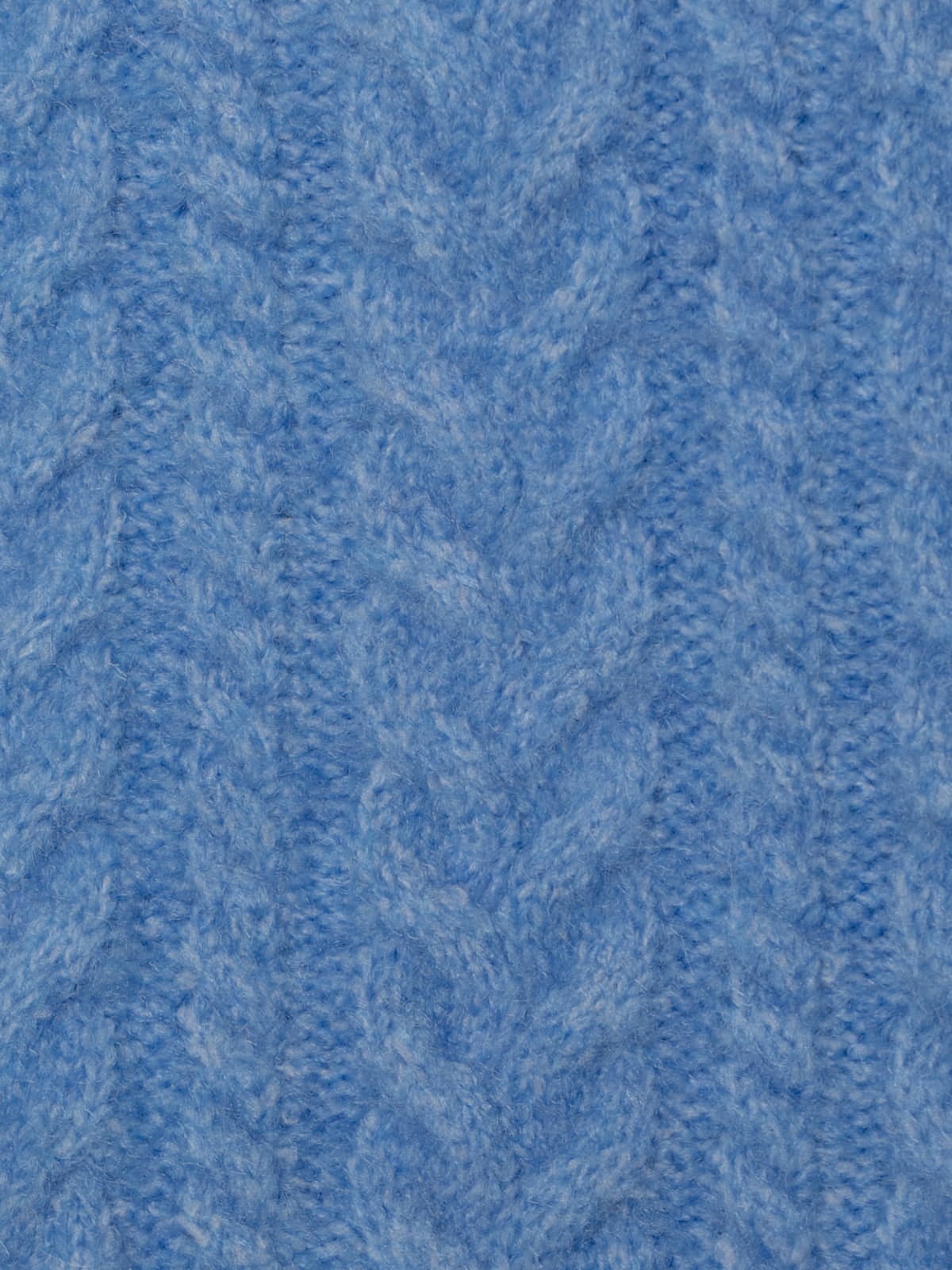 Woman Soft touch knit vest Blue
