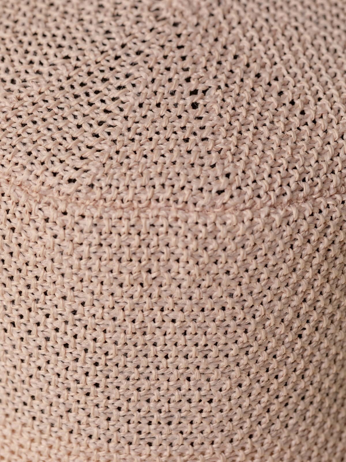 Woman Raffia woven bob hat  Pink