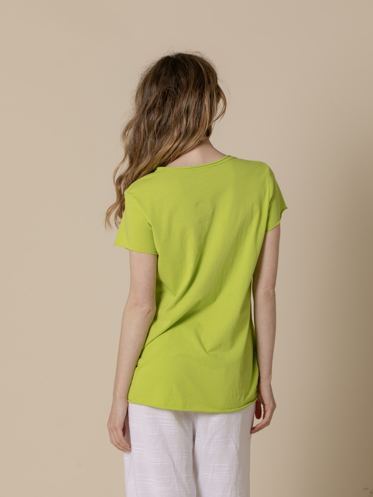 Woman Plain must t-shirt  Green