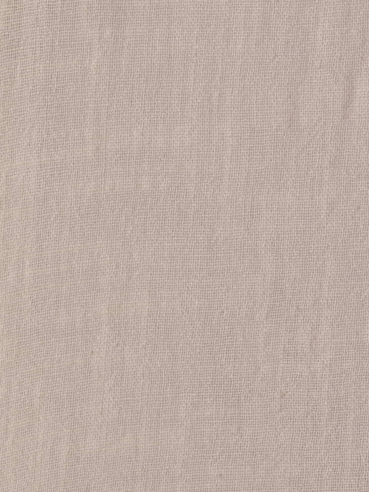 Woman  Comfy cotton elbow sleeve blouse Beige