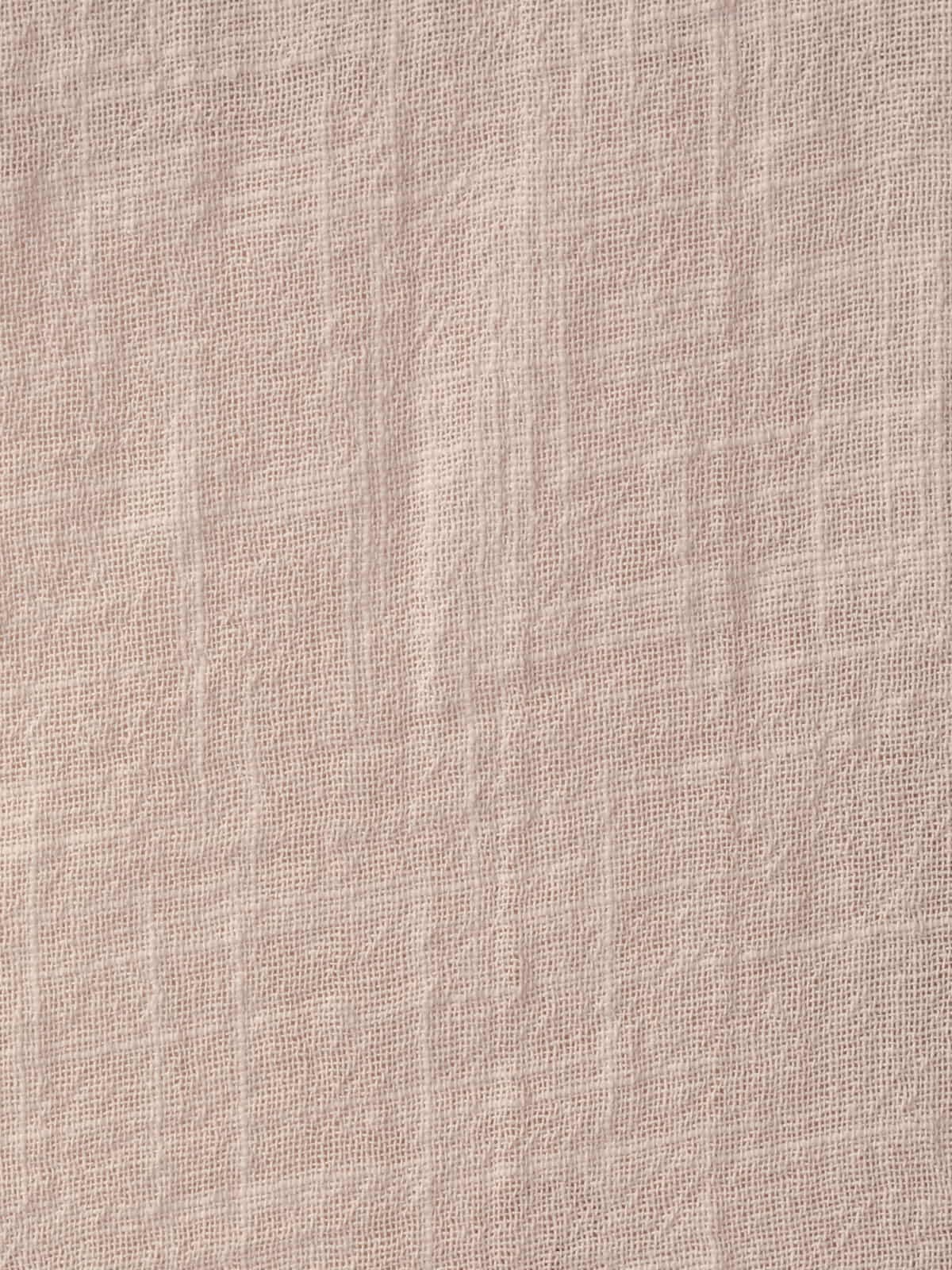 Woman  Comfy cotton elbow sleeve blouse Pink