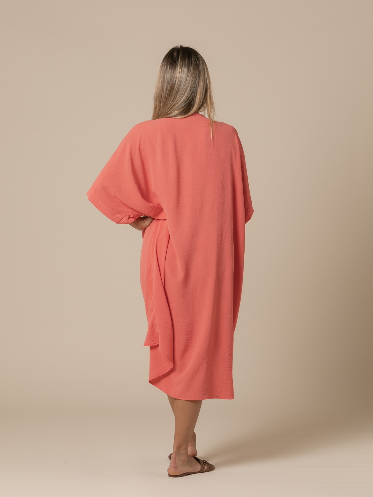 Woman Oversize trendy knot dress  pomelo