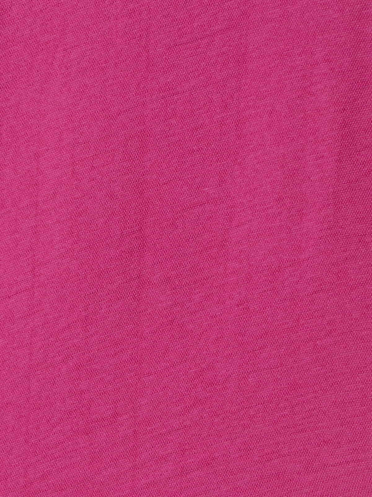 Woman Wide V-neck T-shirt  Magenta