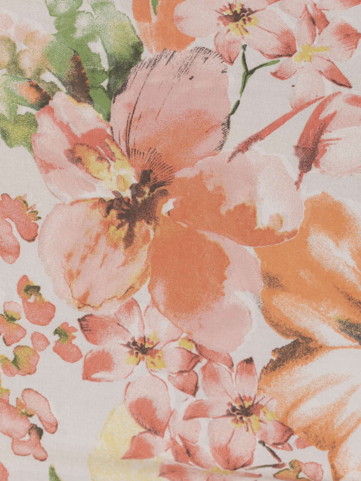 Woman Oversize flower print blouse  pomelo