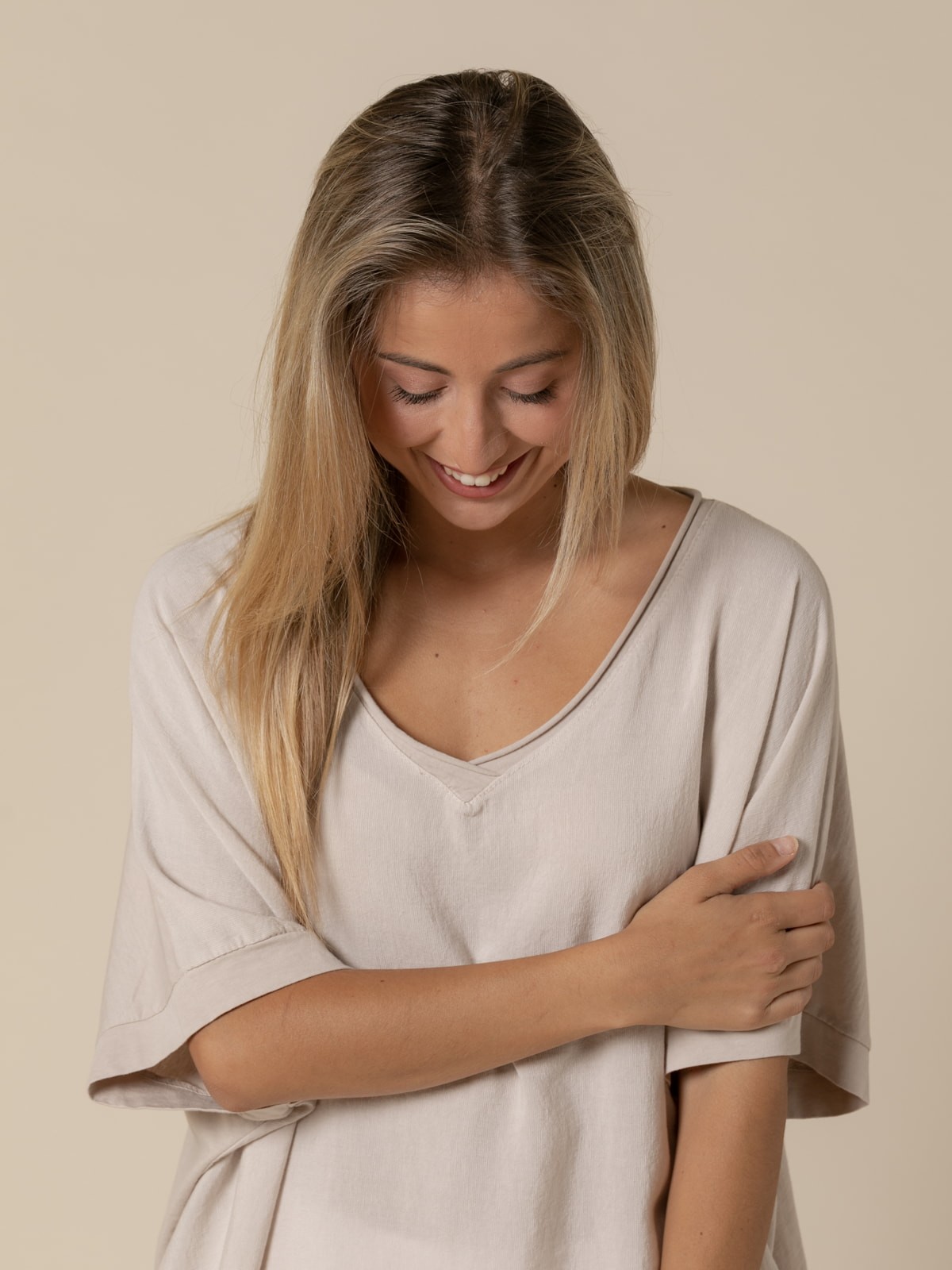 Woman  Beige