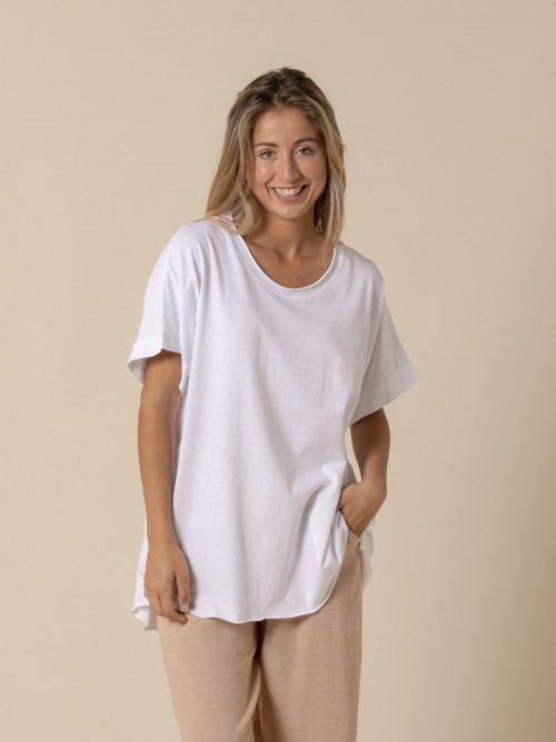 Woman Basic short-sleeved T-shirt  White