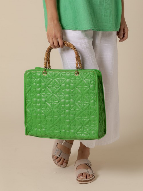 Woman Design eco-leather bag  Green