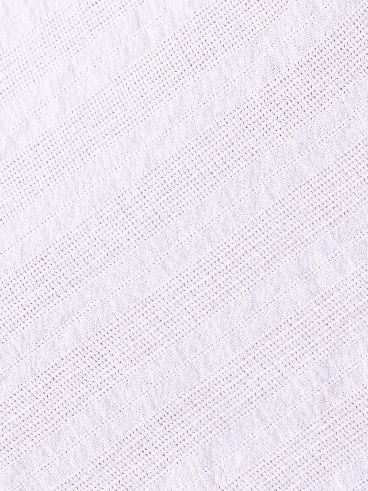 100% cotton midi dress with V neckline Blanco