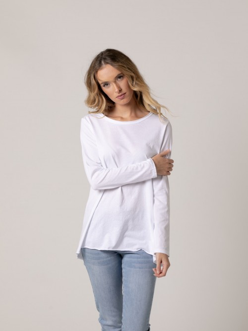 Woman Plain cotton t-shirt must 100% cotton White