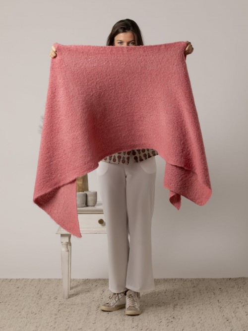 Woman terry scarf Pink