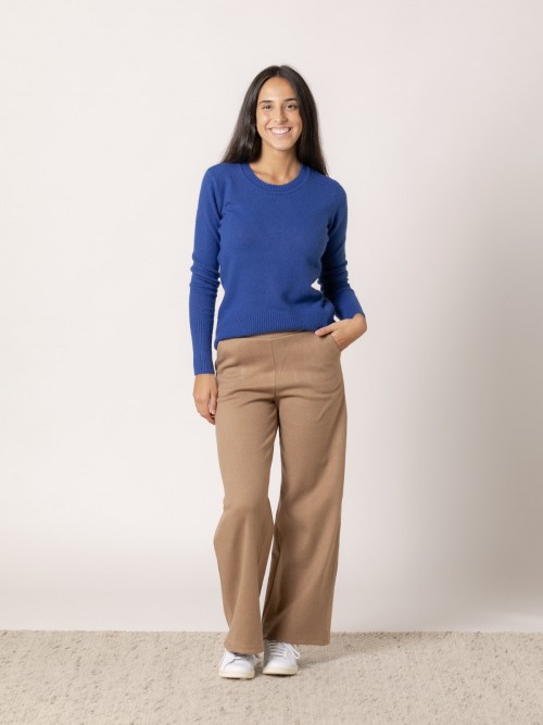 Woman Wide leg sweet touch comfy pants Camel
