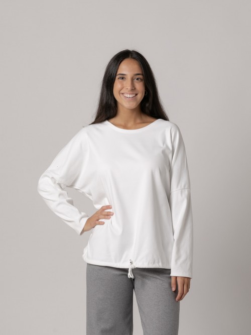 Jersey polar tech ajustable Blanco