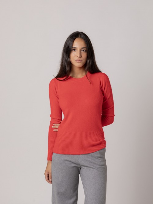 Jersey must soft cuello caja rojo trendy