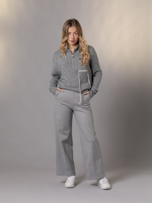 Woman Wide leg sweet touch comfy pants Greycolour