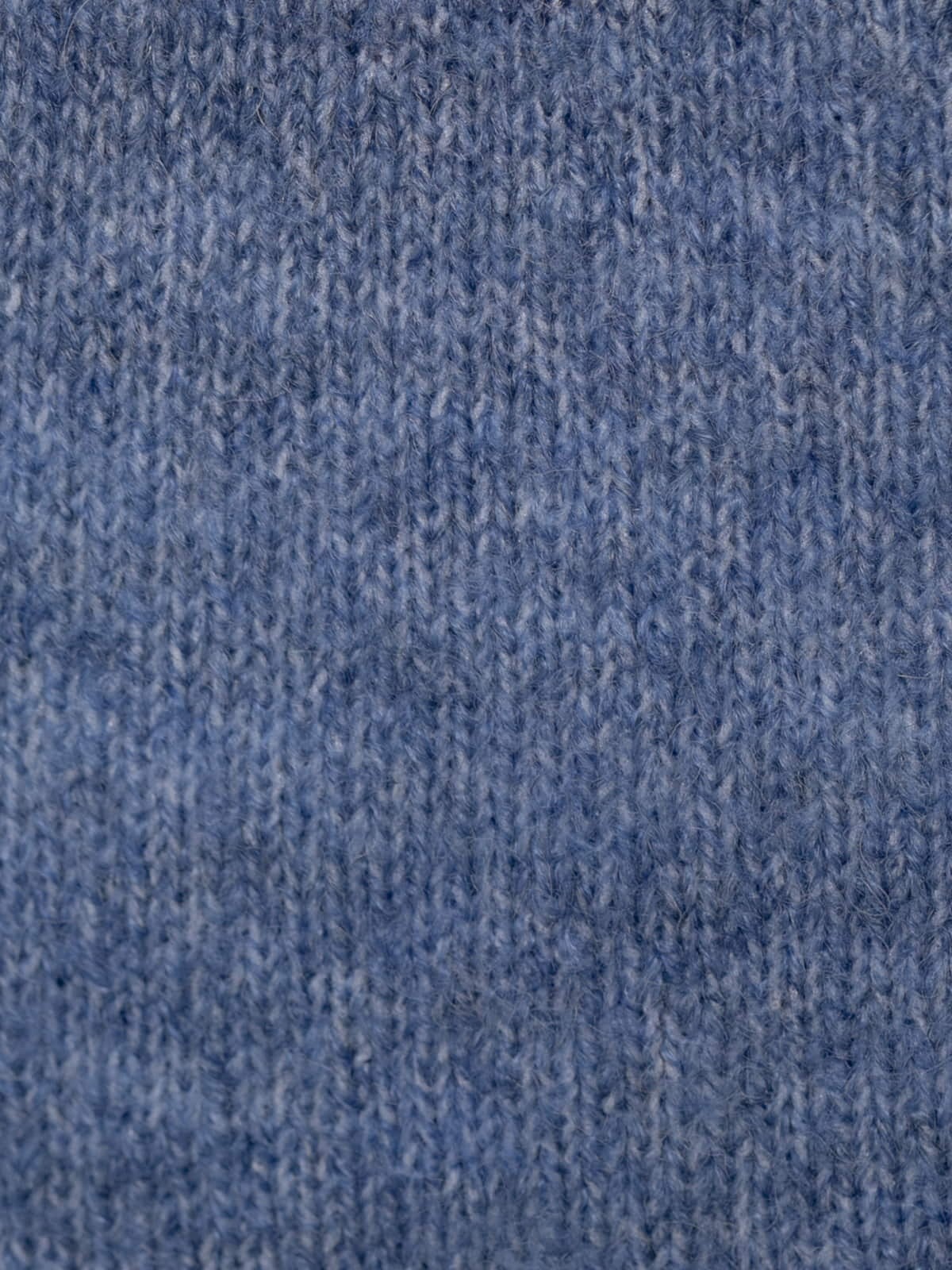 Chaqueta con lana degradé color Azul