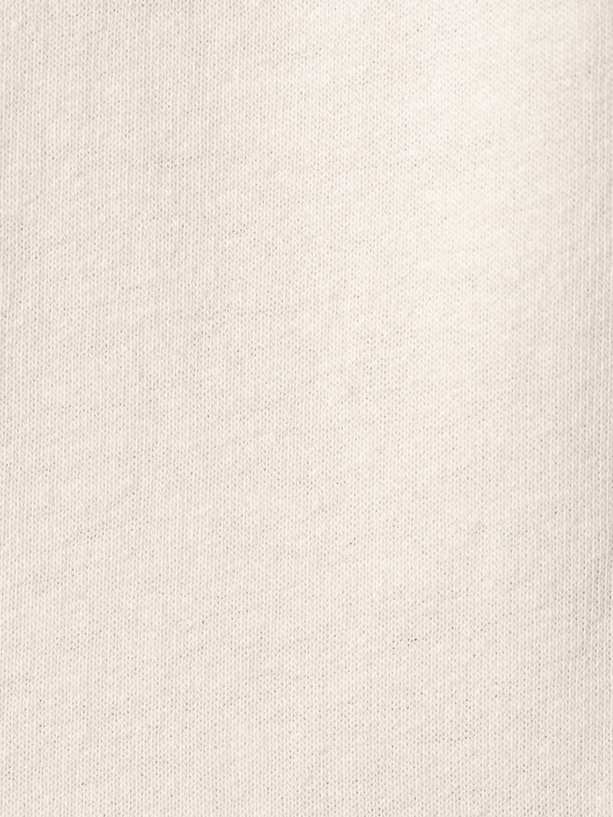 Jersey liso de algodón 100% casual color Crudo