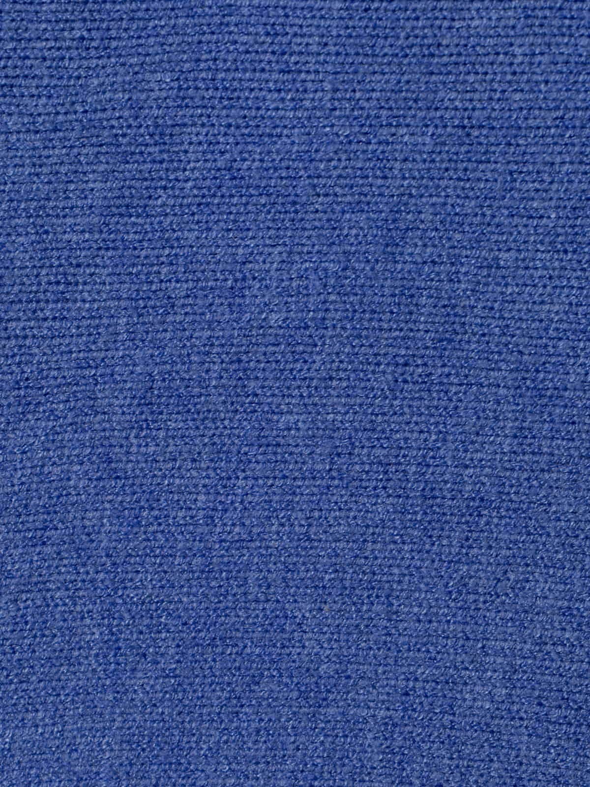 Jersey basic cuello alto cachemire touch color Azul
