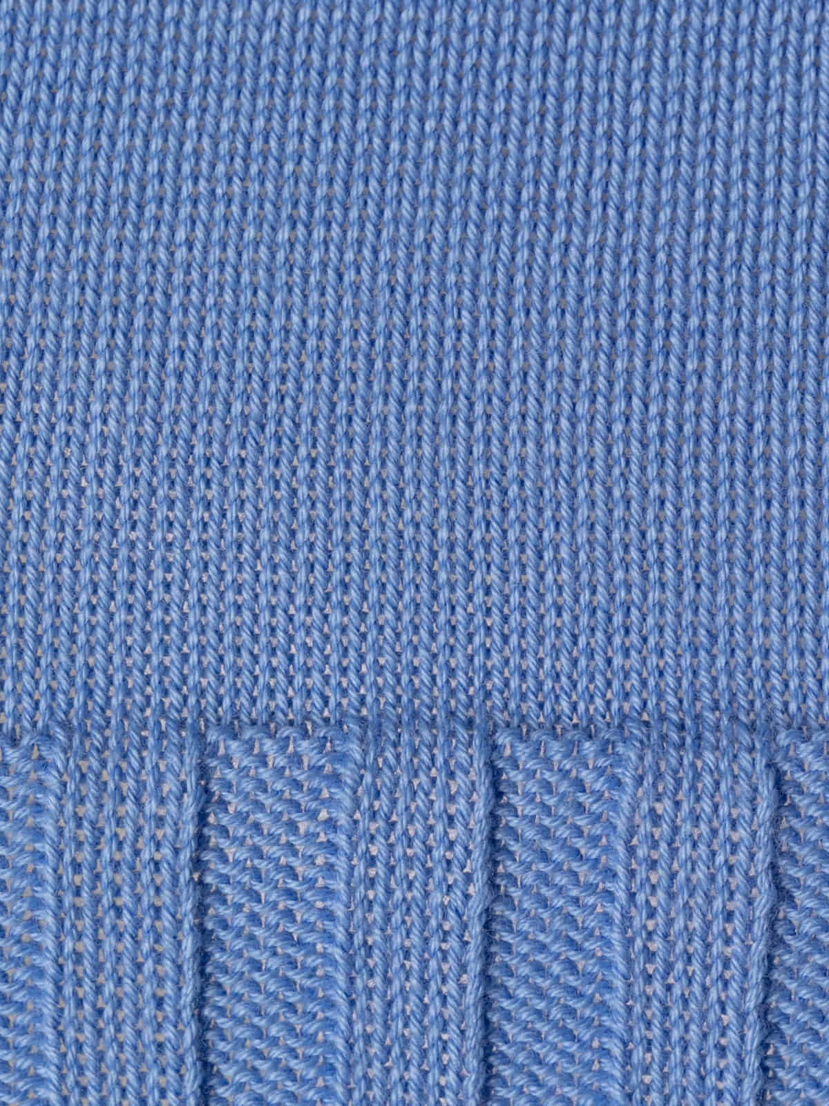 Woman Rita oversized 100% cotton knit jacket  Bluecolour